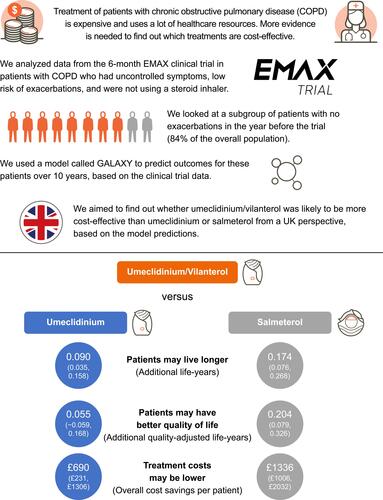 Figure 1 Infographic summary of the study background and base case results.