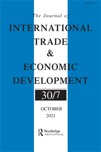 Cover image for The Journal of International Trade & Economic Development, Volume 30, Issue 7, 2021