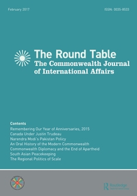 Cover image for The Round Table, Volume 106, Issue 1, 2017