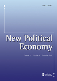 Cover image for New Political Economy, Volume 25, Issue 6, 2020