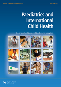 Cover image for Paediatrics and International Child Health, Volume 37, Issue 4, 2017