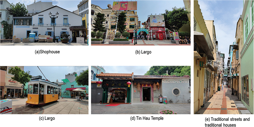 Figure 2. Traditional streets and houses in Taipa Village.