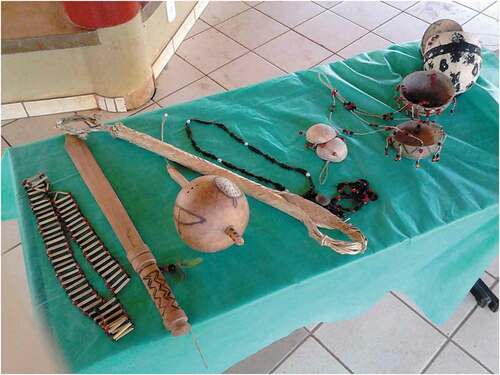 Figure 1. Craft instruments produced by the Apinayé Indians