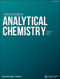 Cover image for Critical Reviews in Analytical Chemistry, Volume 1, Issue 3, 1970