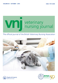 Cover image for Veterinary Nursing Journal, Volume 30, Issue 10, 2015