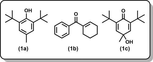 Figure 1. Major compounds in the essential oil of leaves.