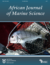 Cover image for African Journal of Marine Science, Volume 39, Issue 2, 2017