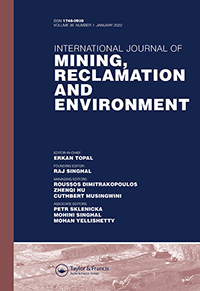 Cover image for International Journal of Mining, Reclamation and Environment, Volume 36, Issue 1, 2022