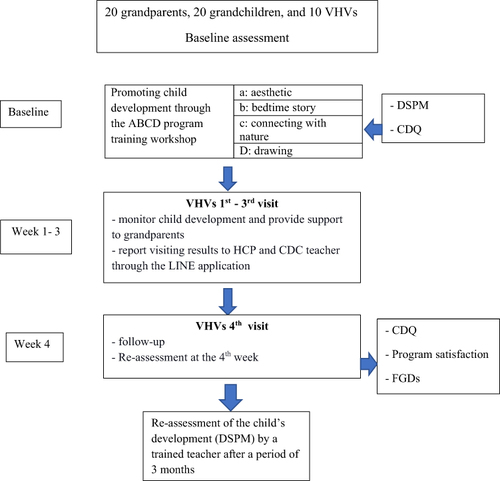 Figure 1 Flow chart of the ABCD program activities.