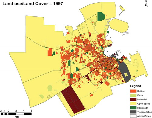 Figure 2. Land use/land cover types in 1997.