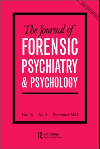 Cover image for The Journal of Forensic Psychiatry & Psychology, Volume 23, Issue 1, 2012