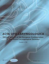 Cover image for Acta Oto-Laryngologica, Volume 141, Issue 9, 2021