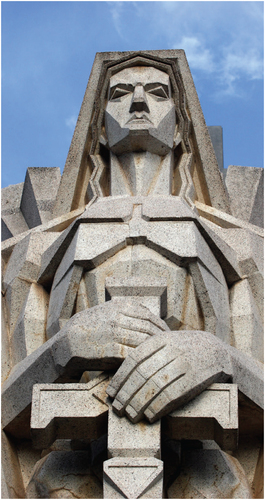 Figure 11. Francisco Salamone, sculpture for cemetery portal, Azul, Argentina, c. 1939. Image: Flickr, Creative Commons.