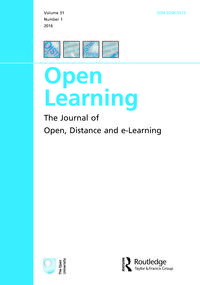 Cover image for Open Learning: The Journal of Open, Distance and e-Learning, Volume 31, Issue 1, 2016