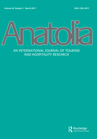 Cover image for Anatolia, Volume 28, Issue 1, 2017
