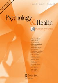 Cover image for Psychology & Health, Volume 36, Issue 11, 2021