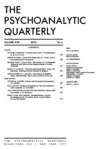 Cover image for The Psychoanalytic Quarterly, Volume 81, Issue 3, 2012