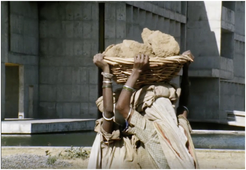 Figure 1. Still from Une Ville à Chandigarh. Directed by Alain Tanner, 1966.