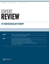 Cover image for Expert Review of Cardiovascular Therapy, Volume 14, Issue 12, 2016