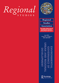 Cover image for Regional Studies, Volume 50, Issue 6, 2016