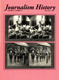 Cover image for Journalism History, Volume 37, Issue 3, 2011