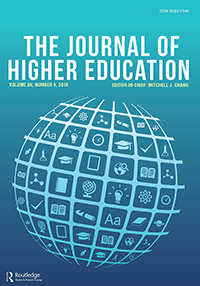 Cover image for The Journal of Higher Education, Volume 89, Issue 4, 2018