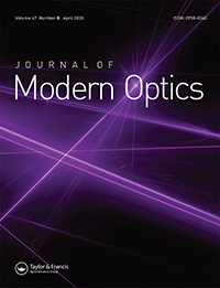 Cover image for Journal of Modern Optics, Volume 67, Issue 8, 2020