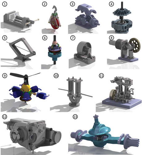 Figure 14. Product designs used in experiments.