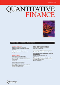 Cover image for Quantitative Finance, Volume 21, Issue 3, 2021