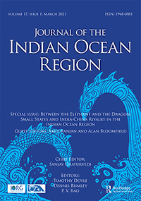Cover image for Journal of the Indian Ocean Region, Volume 17, Issue 1, 2021