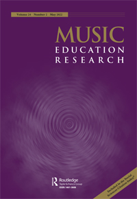 Cover image for Music Education Research, Volume 24, Issue 2, 2022