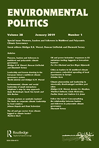 Cover image for Environmental Politics, Volume 28, Issue 1, 2019