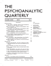 Cover image for The Psychoanalytic Quarterly, Volume 83, Issue 1, 2014
