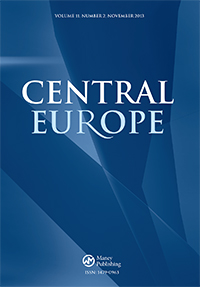 Cover image for Central Europe, Volume 12, Issue 1, 2014