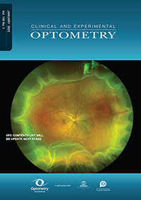 Cover image for Clinical and Experimental Optometry, Volume 105, Issue 1, 2022