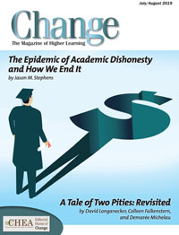 Cover image for Change: The Magazine of Higher Learning, Volume 51, Issue 4, 2019