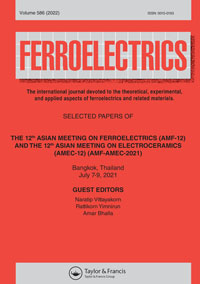 Cover image for Ferroelectrics, Volume 586, Issue 1, 2022