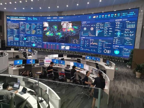 Figure 4. Huawei’s Dashboard in Longgang District, Shenzhen.Source: https://www.sohu.com/a/357288371_374240.