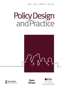 Cover image for Policy Design and Practice, Volume 5, Issue 4, 2022