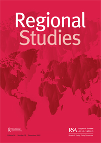 Cover image for Regional Studies, Volume 56, Issue 12, 2022