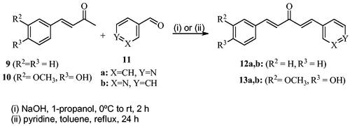 Scheme 1. The general route to prepare the α,β-unsaturated carbonyl compounds.