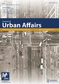 Cover image for Journal of Urban Affairs, Volume 39, Issue 8, 2017
