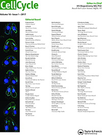 Cover image for Cell Cycle, Volume 16, Issue 1, 2017