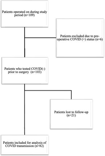 Figure 1 Patients included in this study.