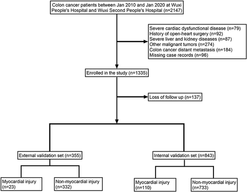 Figure 1 Flow diagram of patients included in the study.