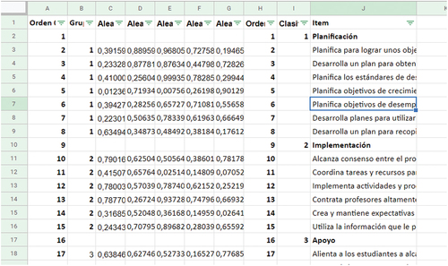 Figure 2. Random order generation.