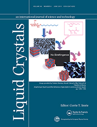 Cover image for Liquid Crystals, Volume 46, Issue 8, 2019