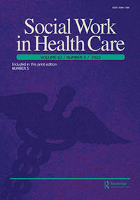Cover image for Social Work in Health Care, Volume 62, Issue 5, 2023