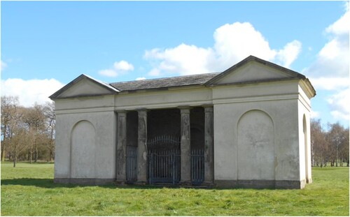 Figure 2. The Sulphur Bathhouse, Kedleston. Image: Author