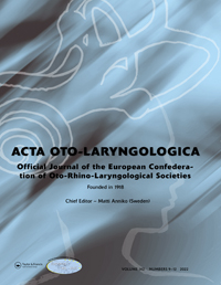 Cover image for Acta Oto-Laryngologica, Volume 142, Issue 9-12, 2022